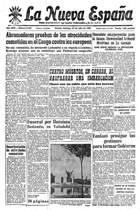 Portada Domingo 24 de  de 1960