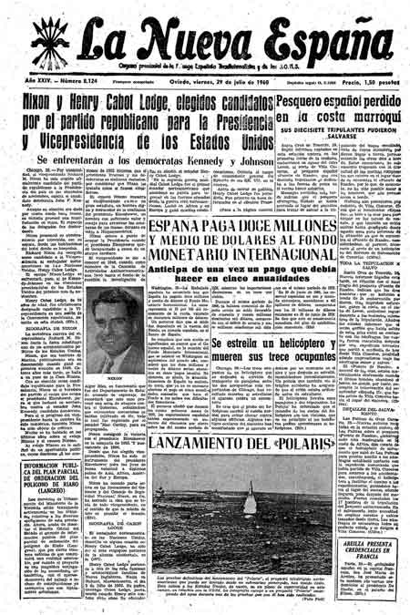 Portada Viernes 29 de  de 1960