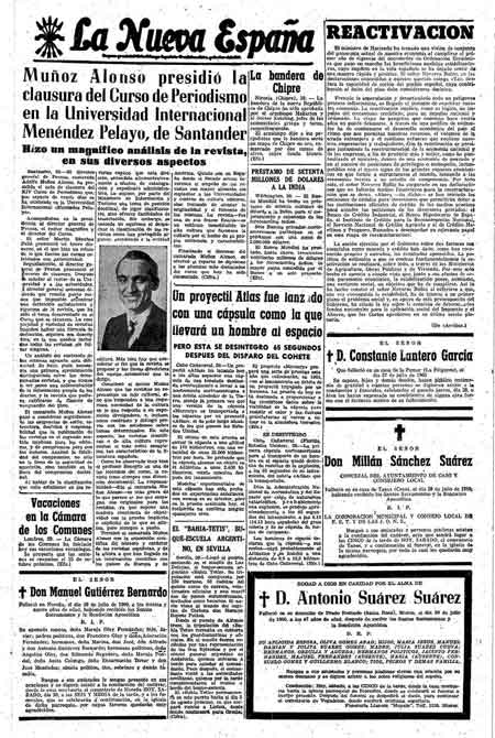 Portada Domingo 31 de  de 1960