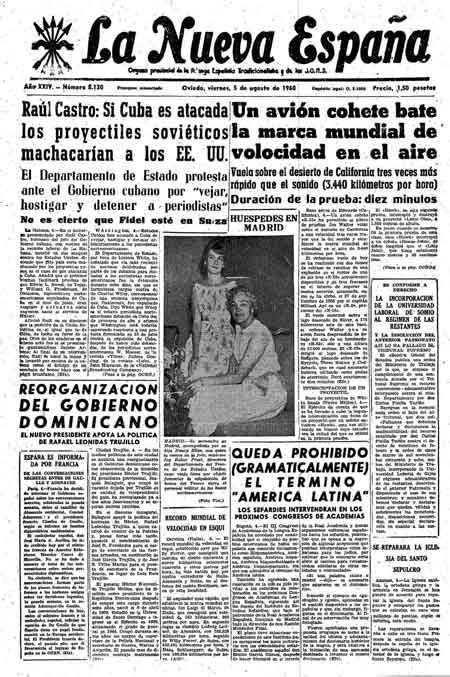 Portada Viernes 5 de  de 1960