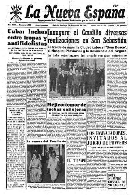 Portada Domingo 14 de  de 1960