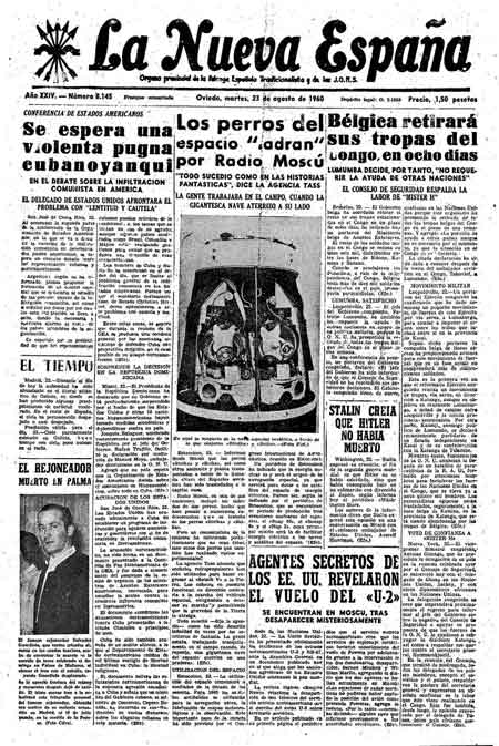 Portada Martes 23 de  de 1960