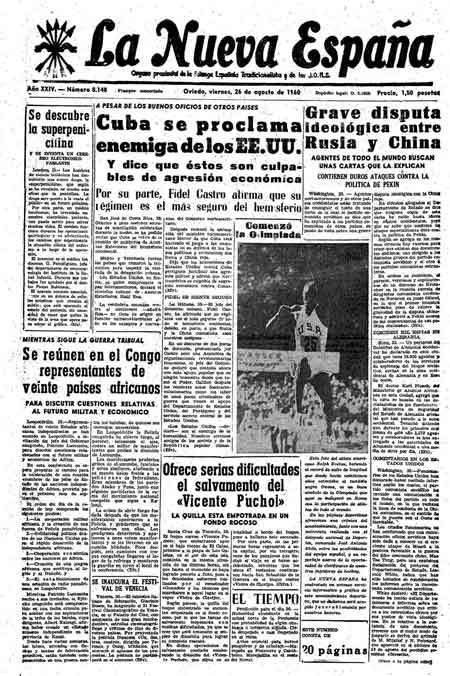 Portada Viernes 26 de  de 1960