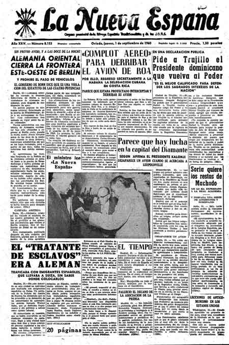 Portada Jueves 1 de  de 1960