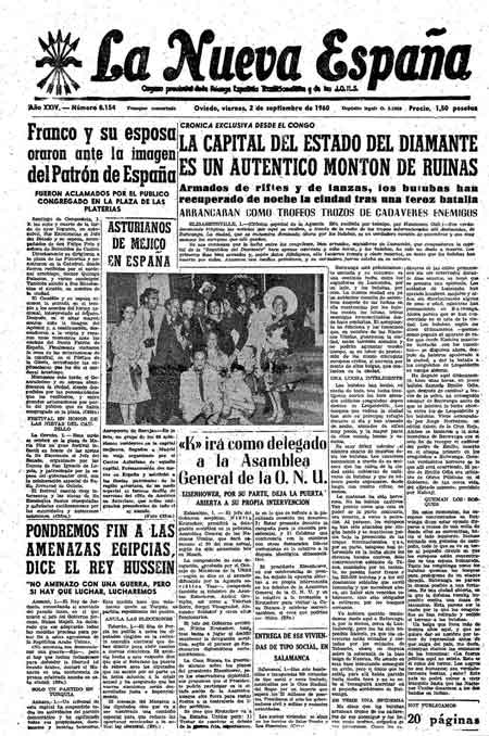 Portada Viernes 2 de  de 1960