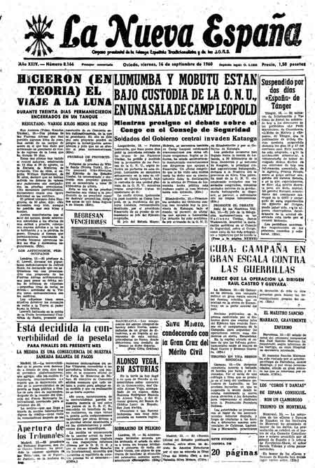 Portada Viernes 16 de  de 1960