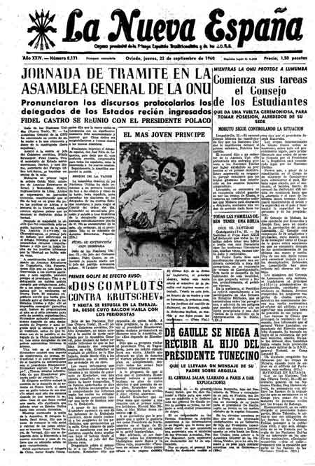 Portada Jueves 22 de  de 1960