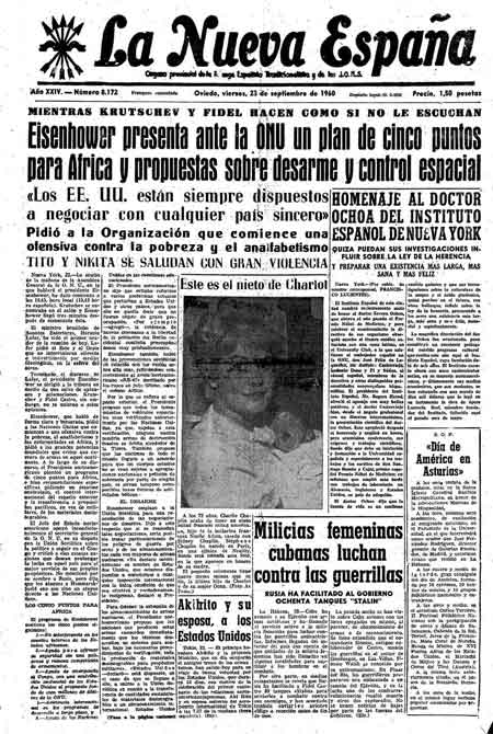 Portada Viernes 23 de  de 1960