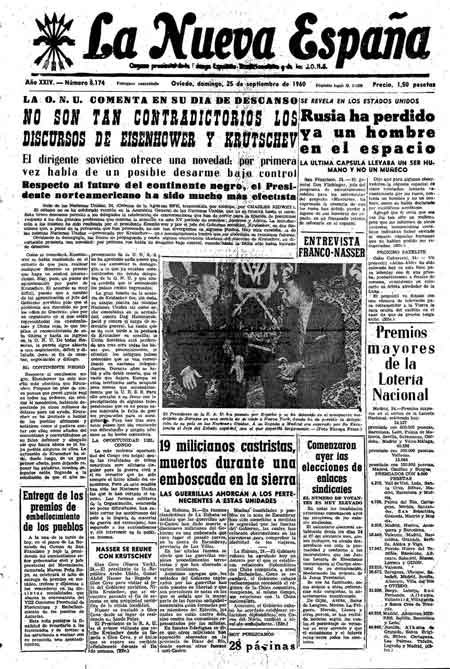 Portada Domingo 25 de  de 1960