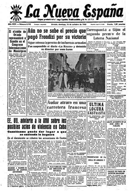 Portada Domingo 16 de Octubre de 1960
