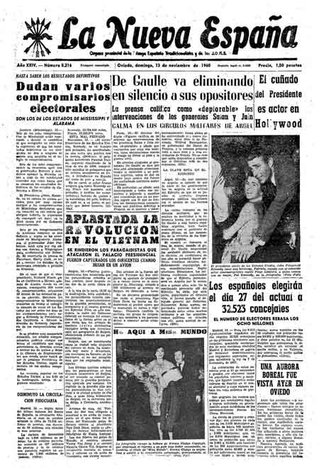 Portada Domingo 13 de Noviembre de 1960
