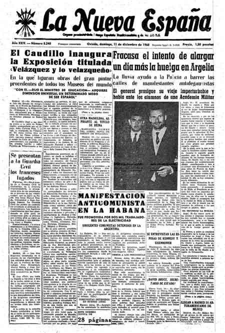 Portada Domingo 11 de Diciembre de 1960