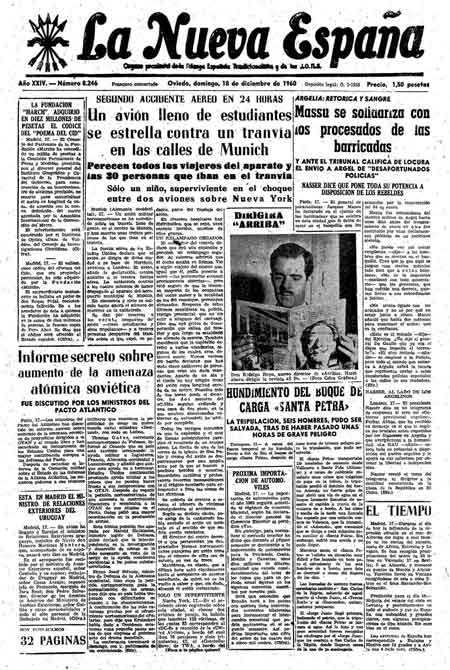 Portada Domingo 18 de Diciembre de 1960