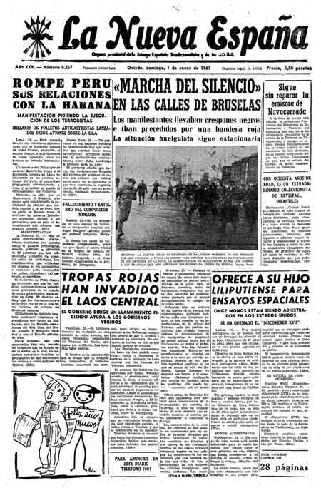 Portada Domingo 1 de  de 1961