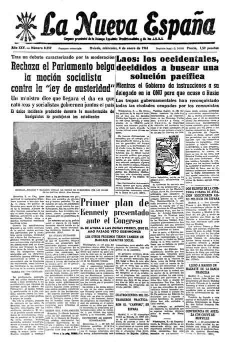 Portada Miércoles 4 de  de 1961