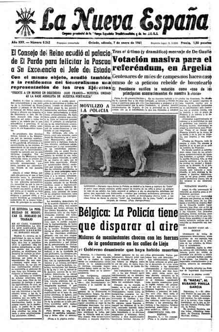 Portada Sábado 7 de  de 1961
