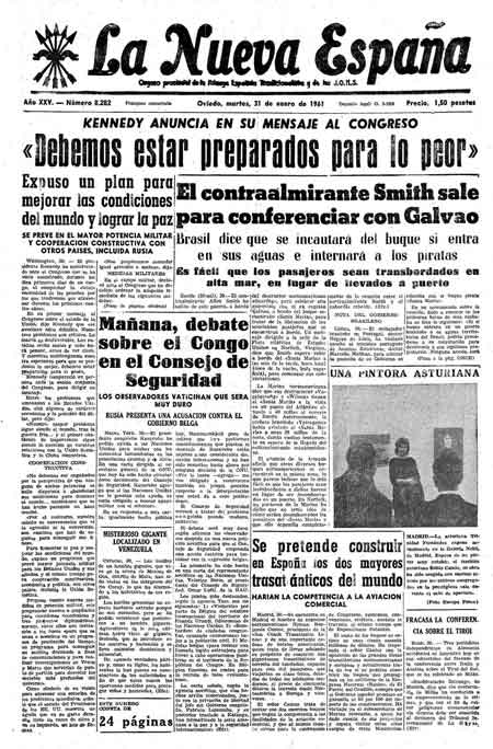 Portada Martes 31 de  de 1961