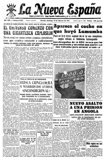 Portada Domingo 12 de  de 1961