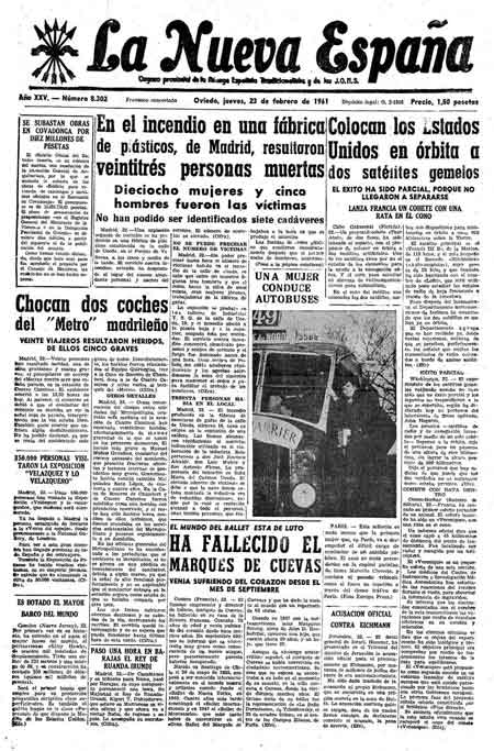 Portada Jueves 23 de  de 1961
