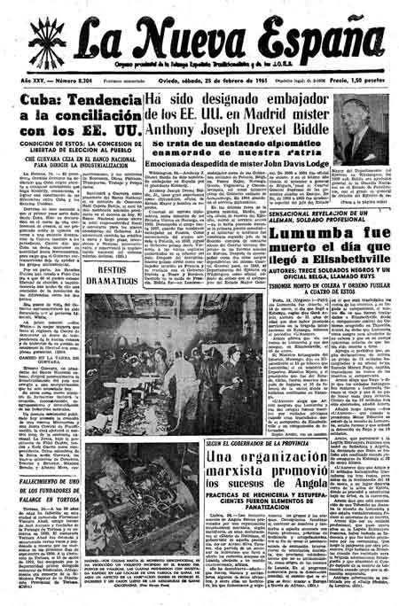 Portada Sábado 25 de  de 1961