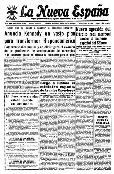 Portada Miércoles 15 de  de 1961