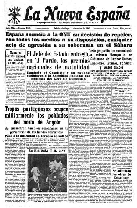 Portada Domingo 19 de  de 1961