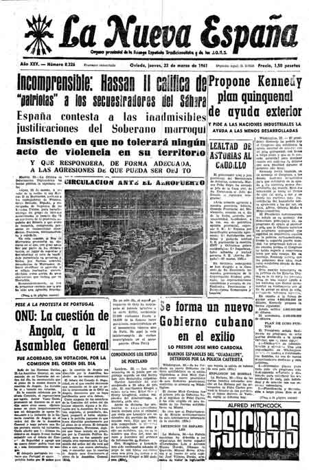 Portada Jueves 23 de  de 1961