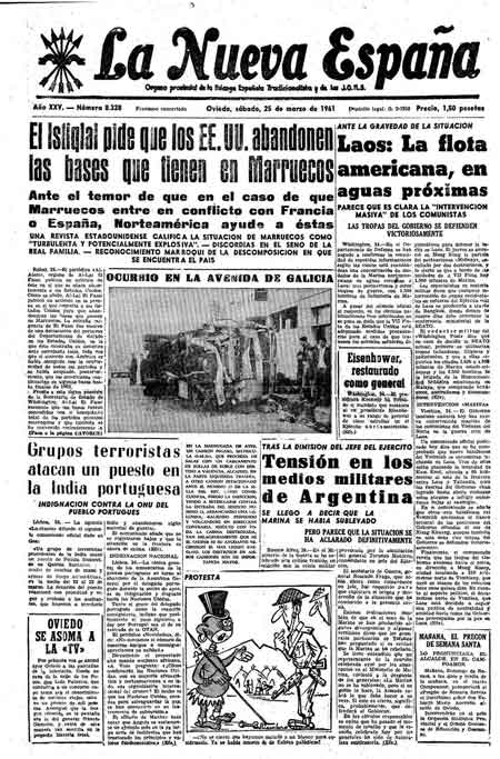 Portada Sábado 25 de  de 1961