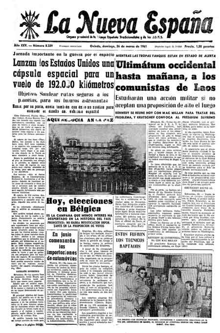 Portada Domingo 26 de  de 1961