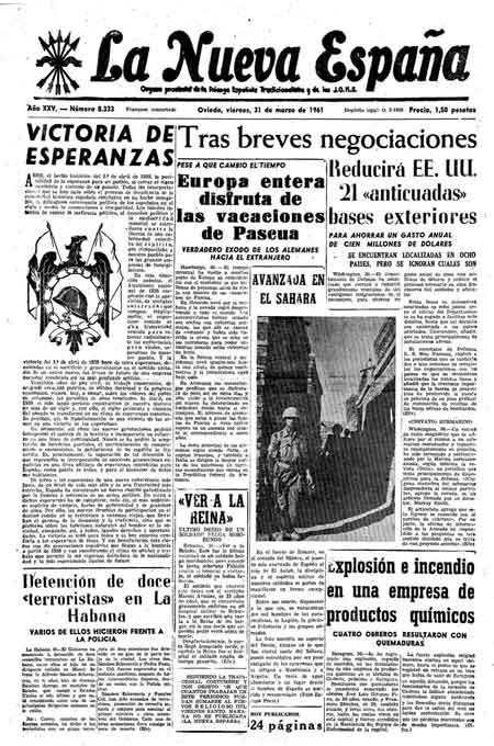 Portada Viernes 31 de  de 1961