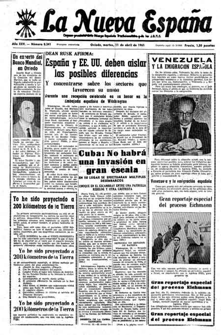 Portada Martes 11 de  de 1961