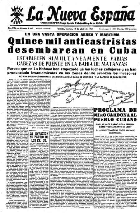 Portada Martes 18 de  de 1961
