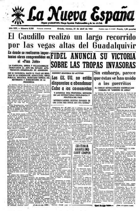 Portada Viernes 21 de  de 1961