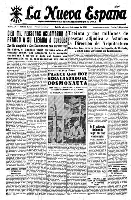 Portada Viernes 5 de  de 1961