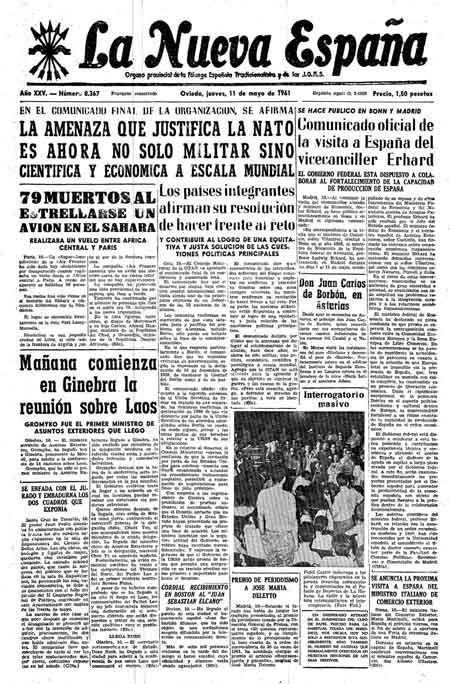 Portada Jueves 11 de  de 1961