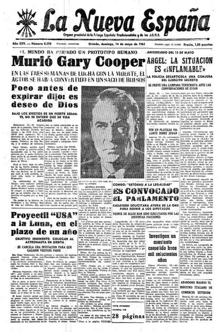 Portada Domingo 14 de  de 1961