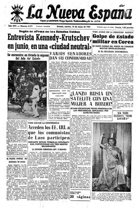 Portada Martes 16 de  de 1961