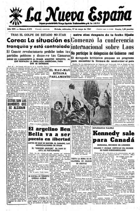 Portada Miércoles 17 de  de 1961