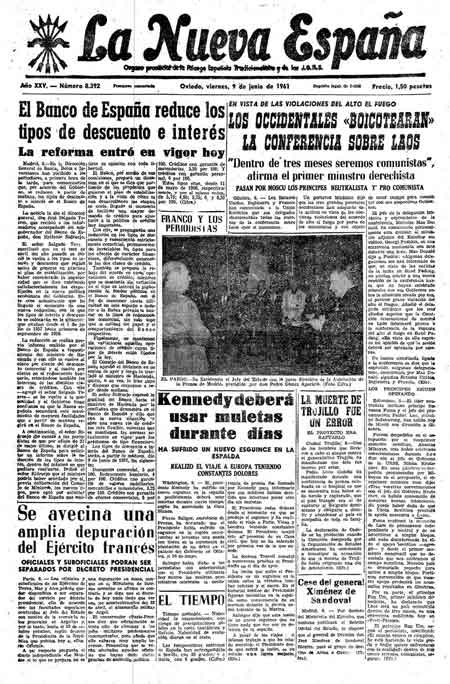 Portada Viernes 9 de  de 1961