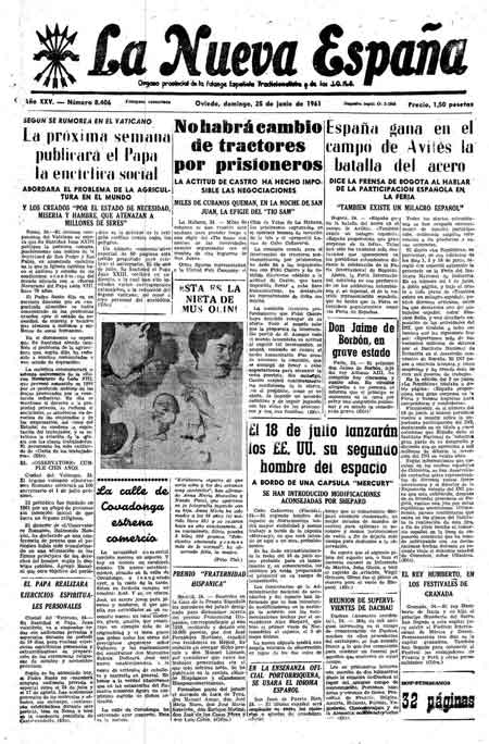 Portada Domingo 25 de  de 1961