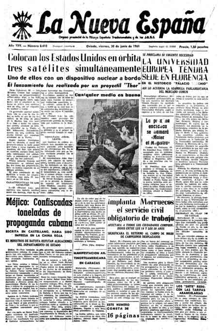 Portada Viernes 30 de  de 1961