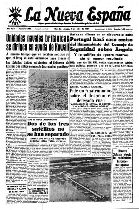 Portada Sábado 1 de  de 1961
