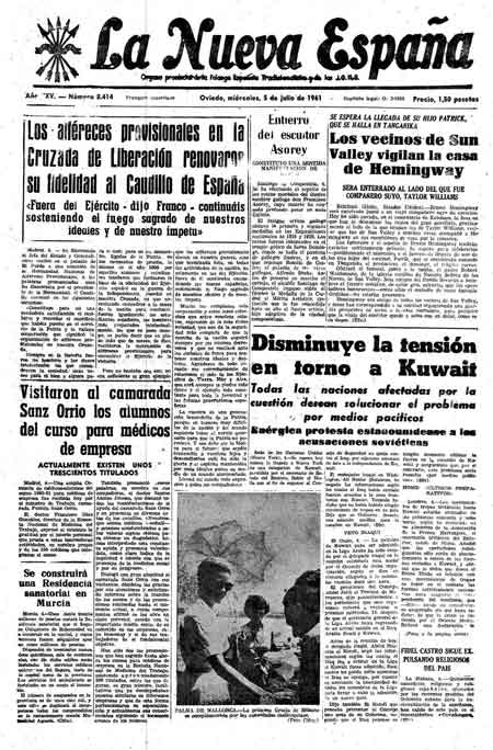 Portada Miércoles 5 de  de 1961