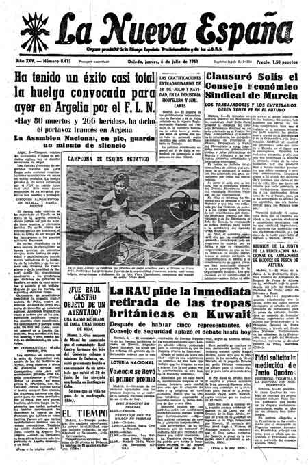 Portada Jueves 6 de  de 1961
