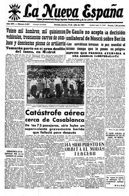 Portada Jueves 13 de  de 1961