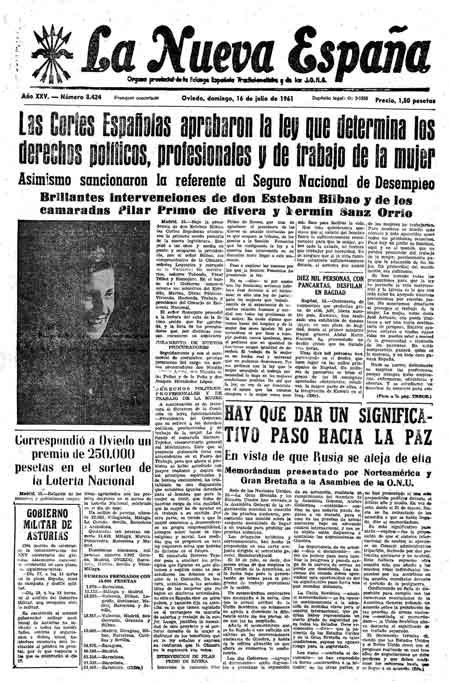 Portada Domingo 16 de  de 1961
