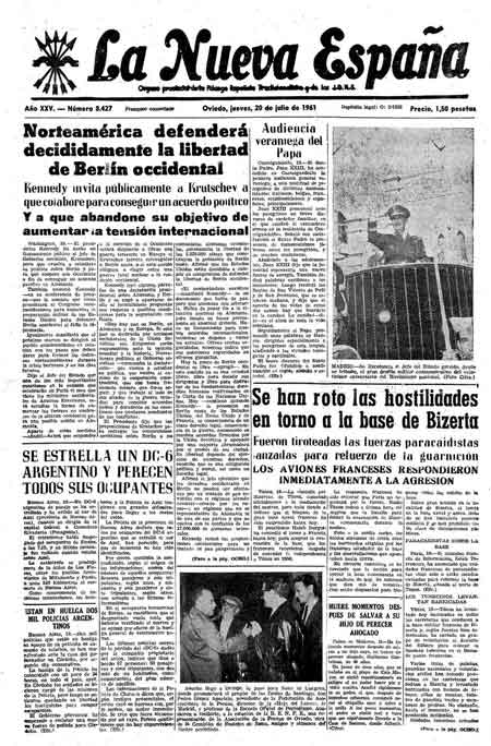 Portada Jueves 20 de  de 1961