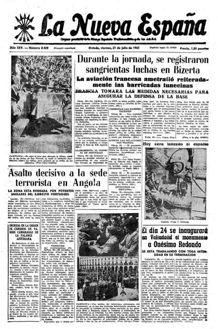 Portada Viernes 21 de  de 1961