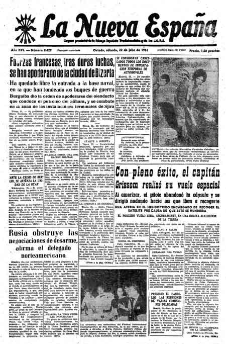 Portada Sábado 22 de  de 1961