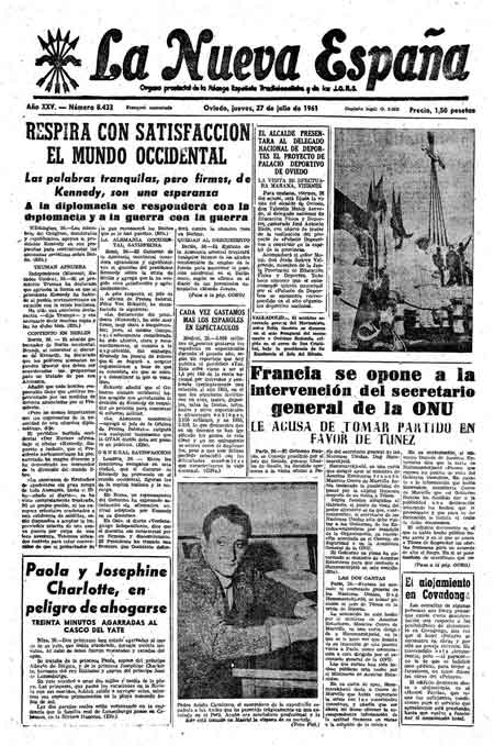 Portada Jueves 27 de  de 1961